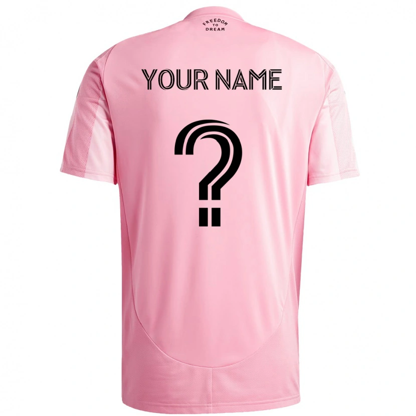 Danxen Kid Your Name #0 Pink Black Home Jersey 2025/26 T-Shirt