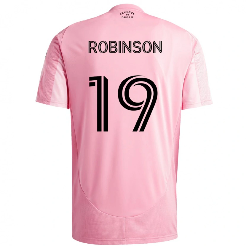 Danxen Kid Robbie Robinson #19 Pink Black Home Jersey 2025/26 T-Shirt