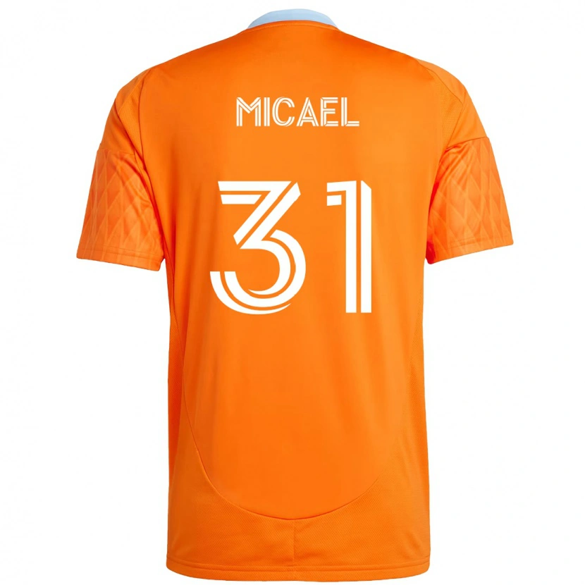 Danxen Kid Micael #31 Orange White Home Jersey 2025/26 T-Shirt