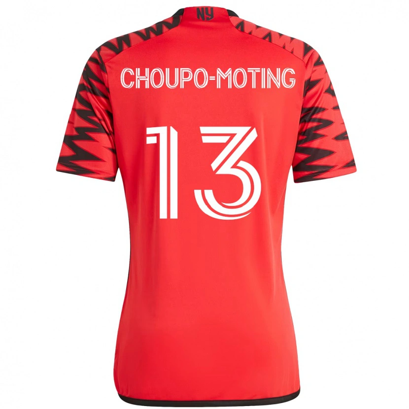 Danxen Kid Eric-Maxim Choupo-Moting #13 Red Black Home Jersey 2025/26 T-Shirt