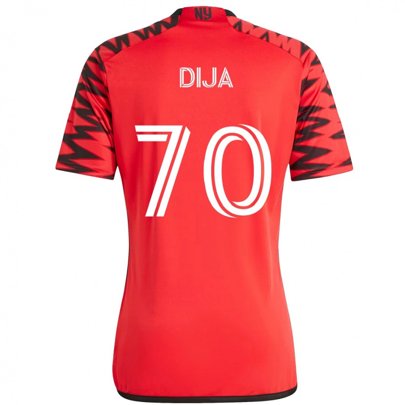 Danxen Kid Dija #70 Red Black Home Jersey 2025/26 T-Shirt