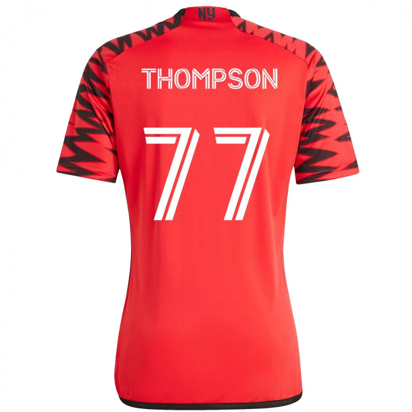 Danxen Kid Amos Shapiro-Thompson #77 Red Black Home Jersey 2025/26 T-Shirt