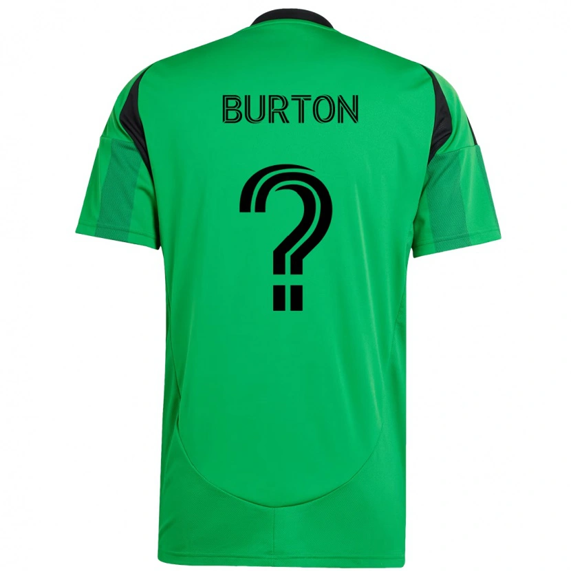 Danxen Kid Micah Burton #0 Green Black Home Jersey 2025/26 T-Shirt