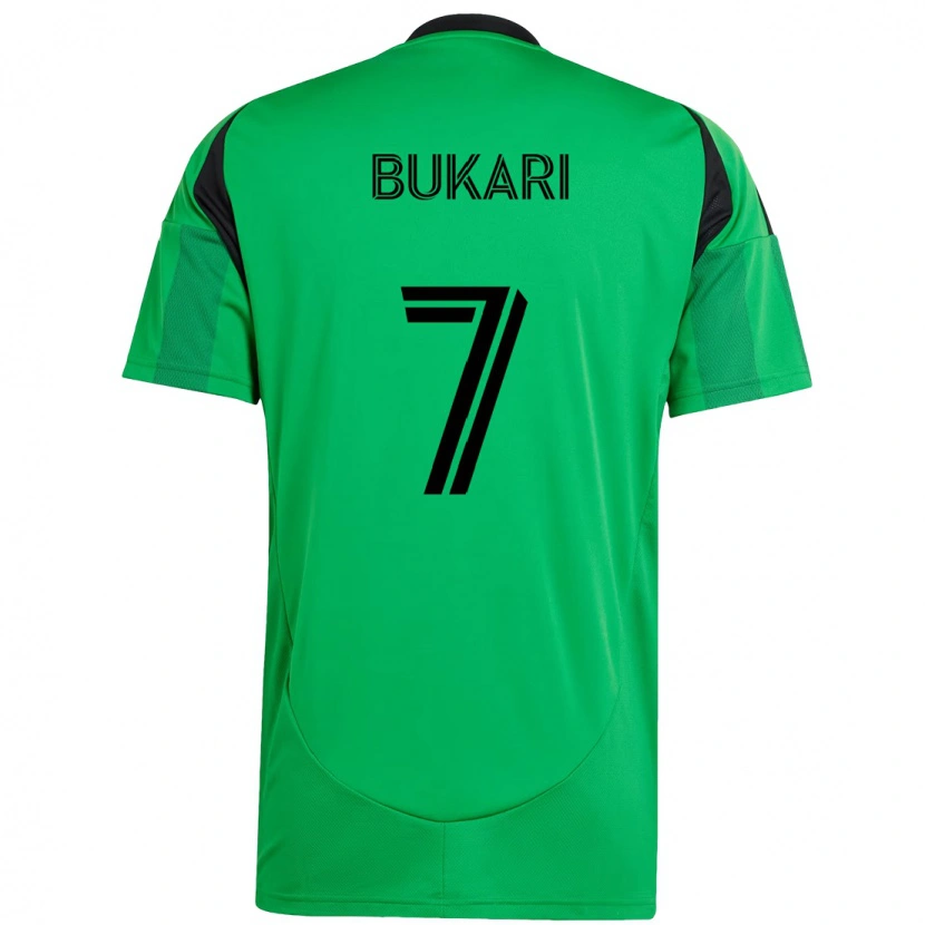 Danxen Kid Osman Bukari #7 Green Black Home Jersey 2025/26 T-Shirt