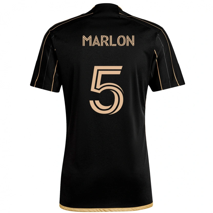 Danxen Kid Marlon #5 Black Brown Home Jersey 2025/26 T-Shirt