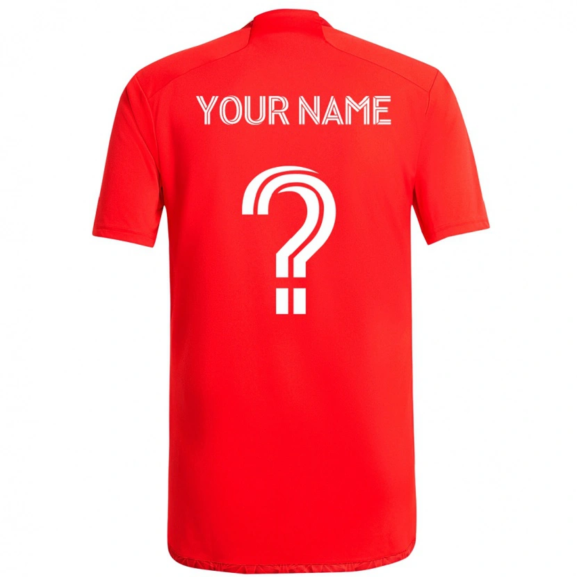 Danxen Kid Your Name #0 Red White Home Jersey 2025/26 T-Shirt