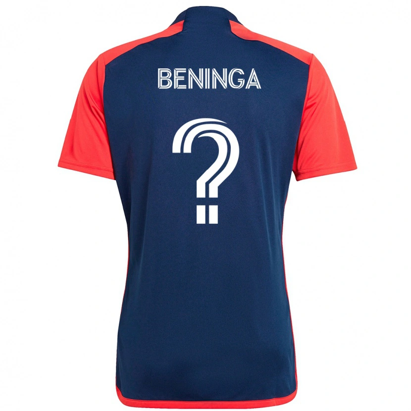 Danxen Kid Owen Beninga #0 Blue Red Home Jersey 2025/26 T-Shirt