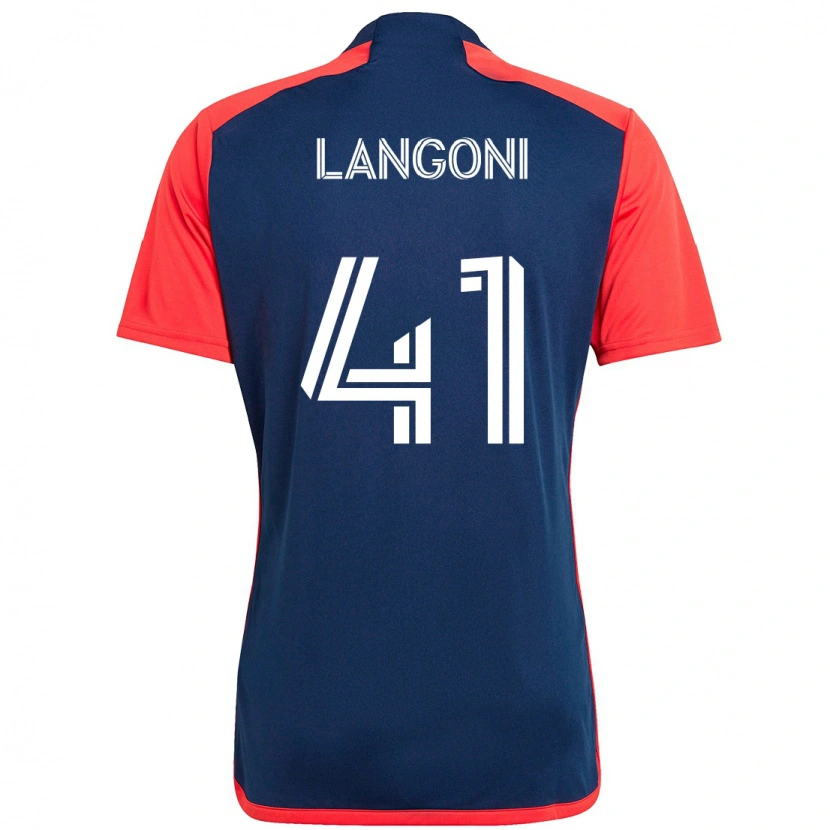 Danxen Kid Luca Langoni #41 Blue Red Home Jersey 2025/26 T-Shirt