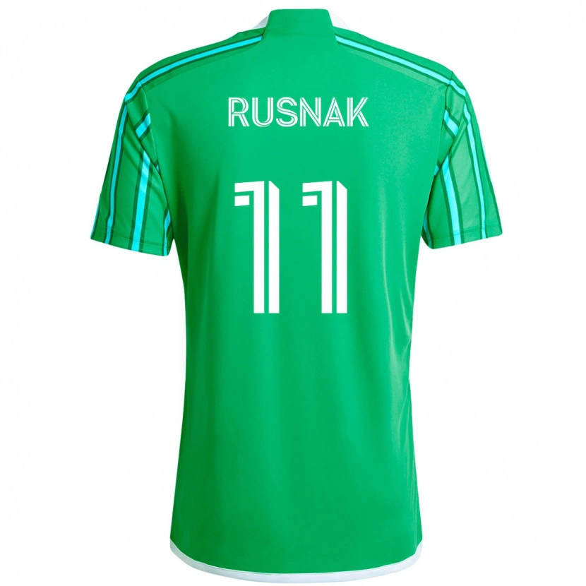 Danxen Kid Albert Rusnák #11 Green White Home Jersey 2025/26 T-Shirt