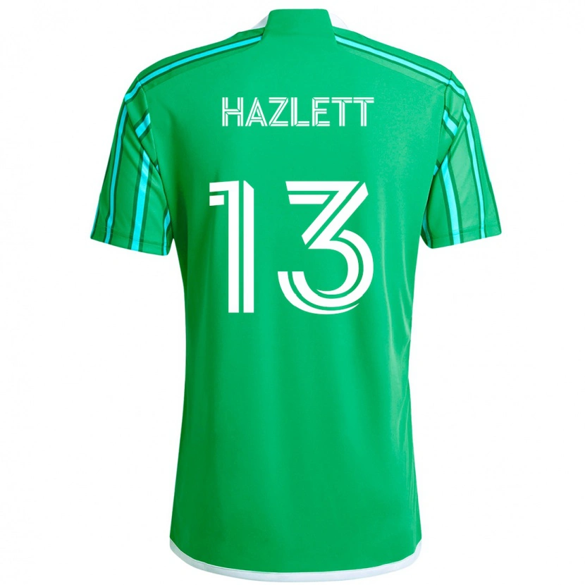 Danxen Kid Kimberly Hazlett #13 Green White Home Jersey 2025/26 T-Shirt