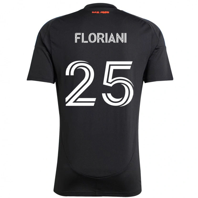 Danxen Kid Max Floriani #25 Black Dark Blue Home Jersey 2025/26 T-Shirt