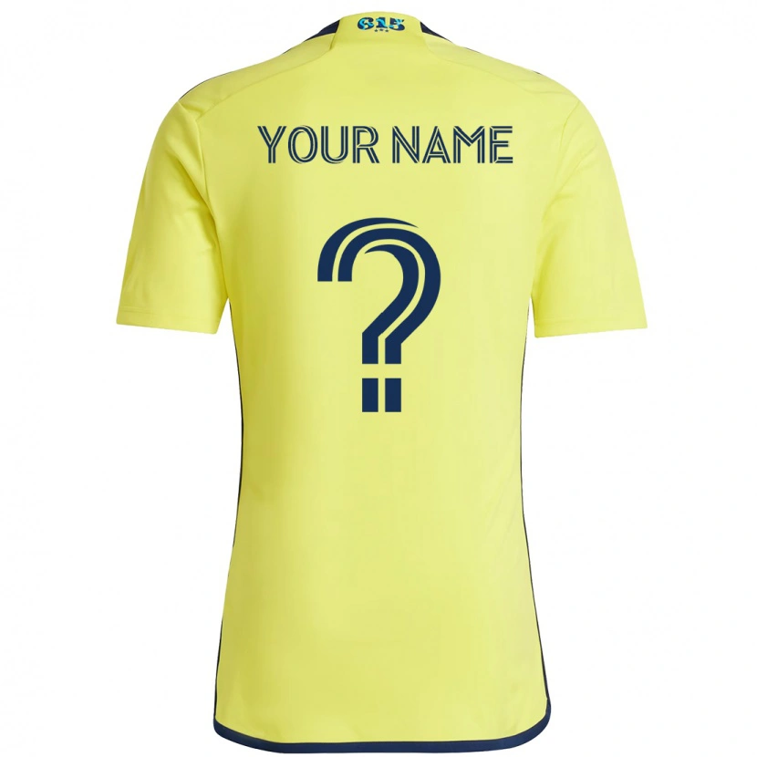 Danxen Kid Your Name #0 Yellow Navy Blue Home Jersey 2025/26 T-Shirt