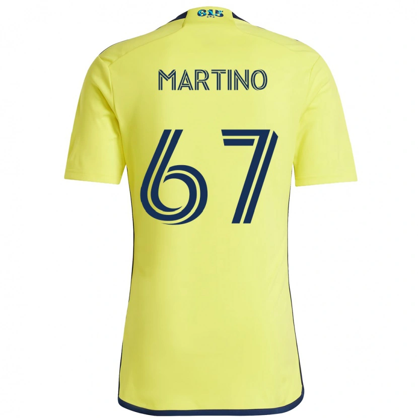 Danxen Kid Ben Martino #67 Yellow Navy Blue Home Jersey 2025/26 T-Shirt