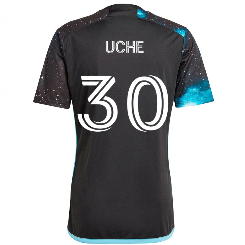 Danxen Kid Cc Uche #30 Black Blue Home Jersey 2025/26 T-Shirt