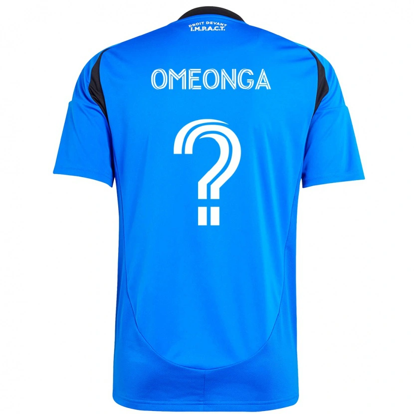 Danxen Kid Jeremie Omeonga #0 Dark Blue Black Home Jersey 2025/26 T-Shirt