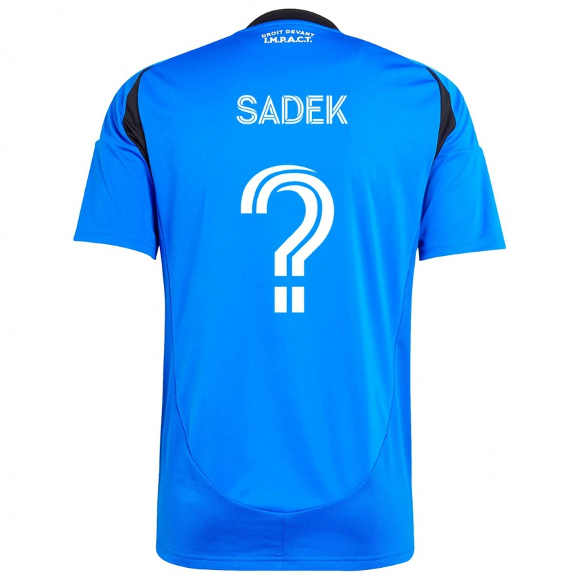 Danxen Kid Aghilas Sadek #0 Dark Blue Black Home Jersey 2025/26 T-Shirt