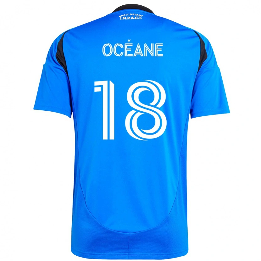 Danxen Kid Blouin Océane #18 Dark Blue Black Home Jersey 2025/26 T-Shirt