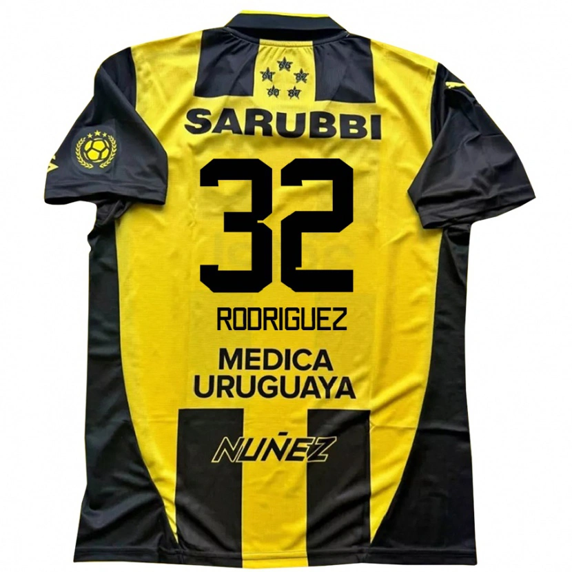 Danxen Kid Randall Rodríguez #32 Yellow Black Home Jersey 2025/26 T-Shirt