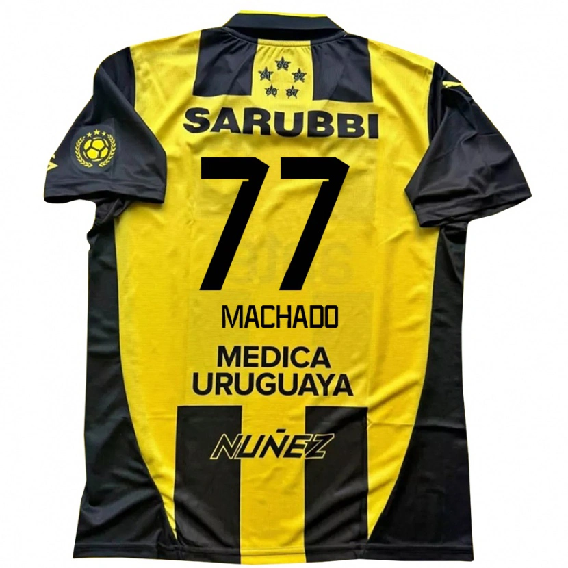 Danxen Kid Alexander Machado #77 Yellow Black Home Jersey 2025/26 T-Shirt