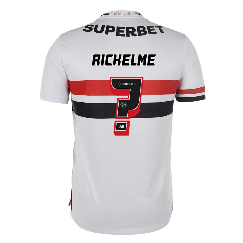 Danxen Kid Marques Rickelme #0 Red Black White Home Jersey 2025/26 T-Shirt