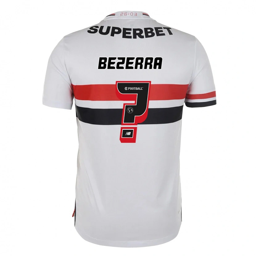 Danxen Kid Pedro Bezerra #0 Red Black White Home Jersey 2025/26 T-Shirt