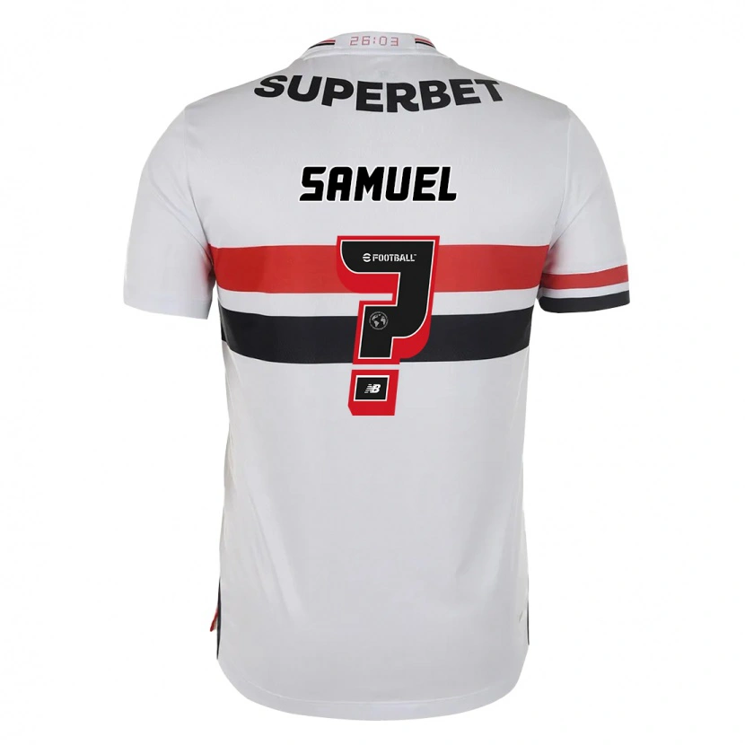 Danxen Kid Samuel #0 Red Black White Home Jersey 2025/26 T-Shirt