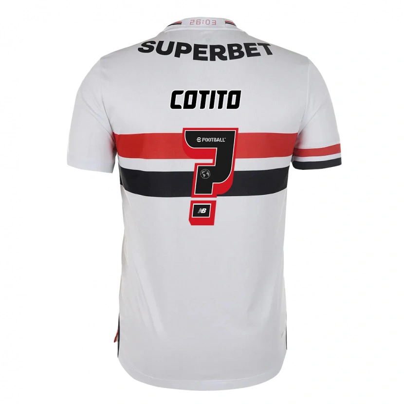 Danxen Kid Arnold Cotito #0 Red Black White Home Jersey 2025/26 T-Shirt