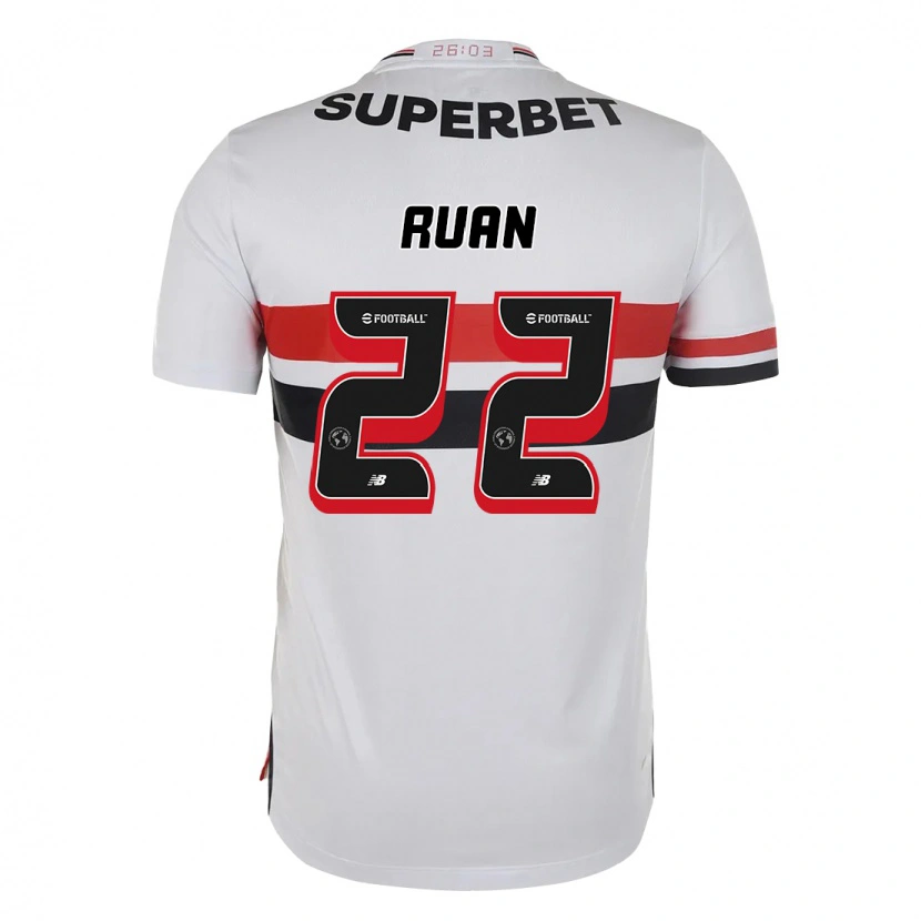 Danxen Kid Ruan #22 Red Black White Home Jersey 2025/26 T-Shirt