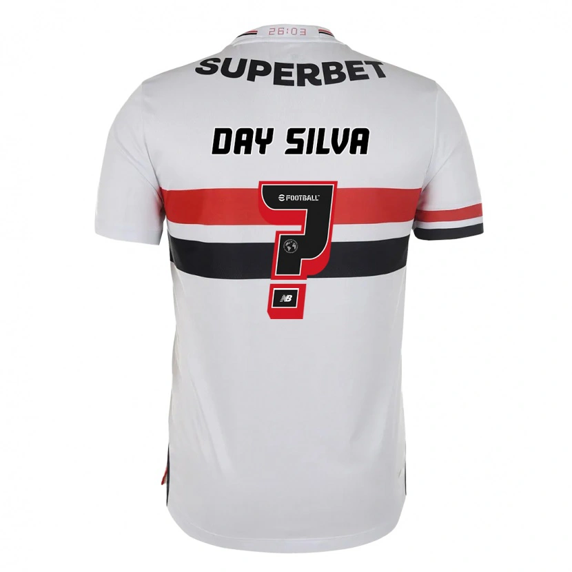 Danxen Kid Day Silva #0 Red Black White Home Jersey 2025/26 T-Shirt