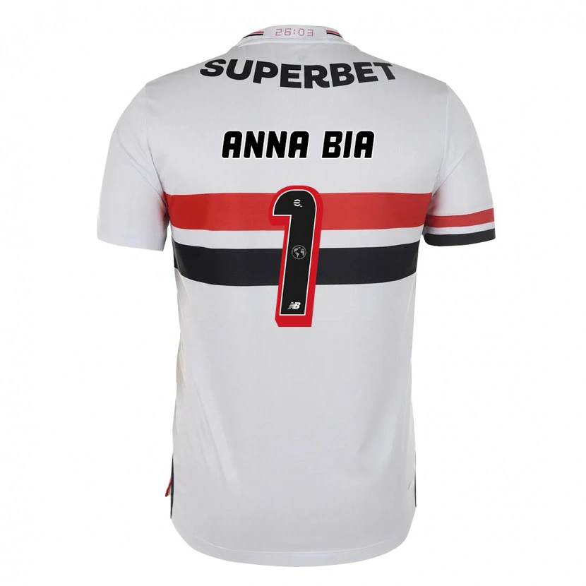 Danxen Kid Anna Bia #1 Red Black White Home Jersey 2025/26 T-Shirt