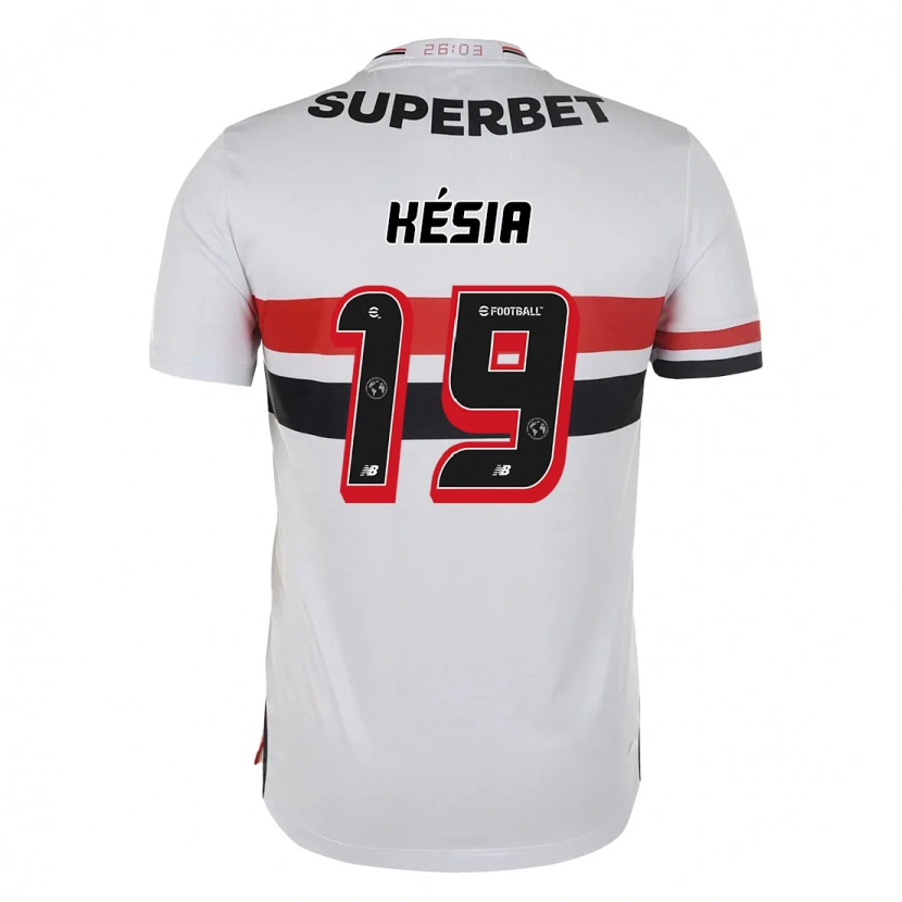 Danxen Kid Késia #19 Red Black White Home Jersey 2025/26 T-Shirt