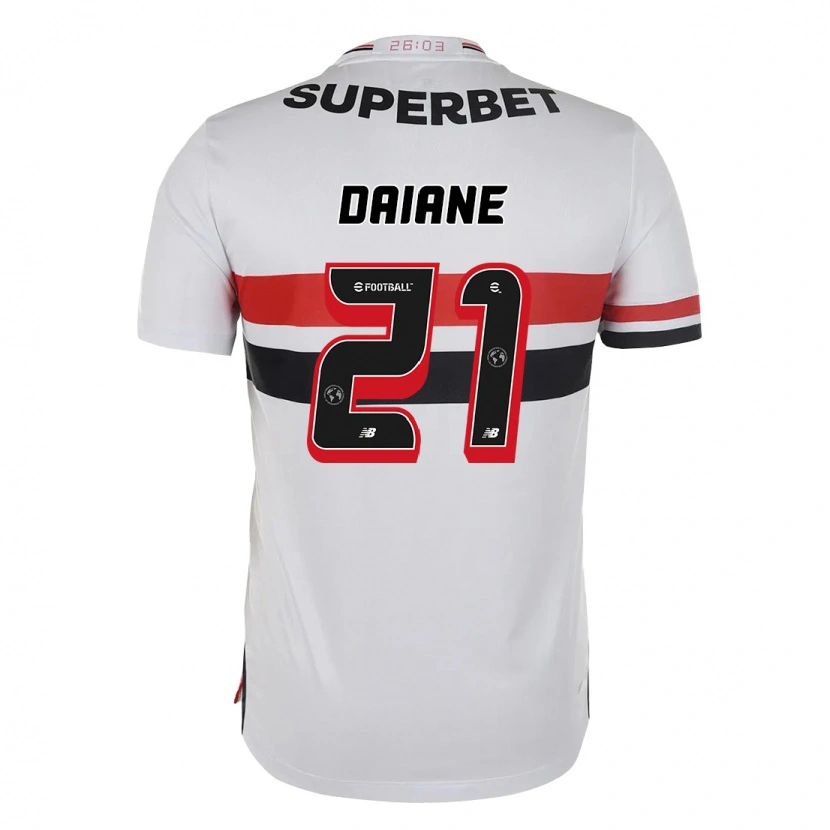 Danxen Kid Daiane #21 Red Black White Home Jersey 2025/26 T-Shirt