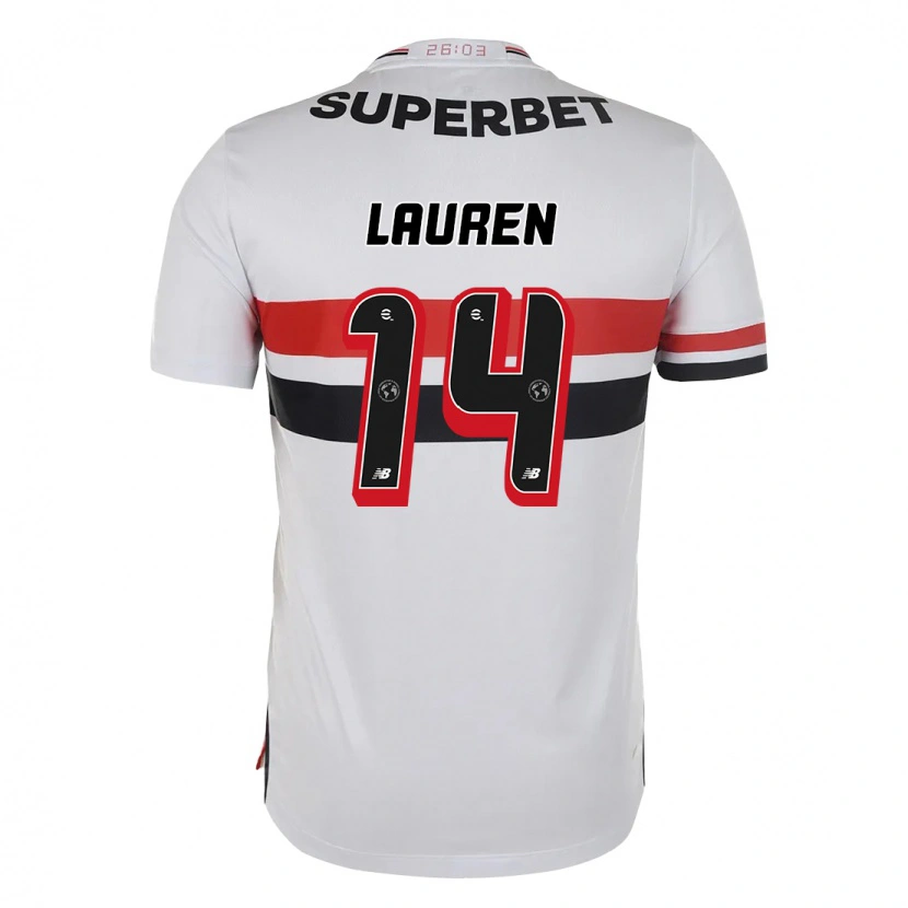 Danxen Kid Lauren #14 Red Black White Home Jersey 2025/26 T-Shirt