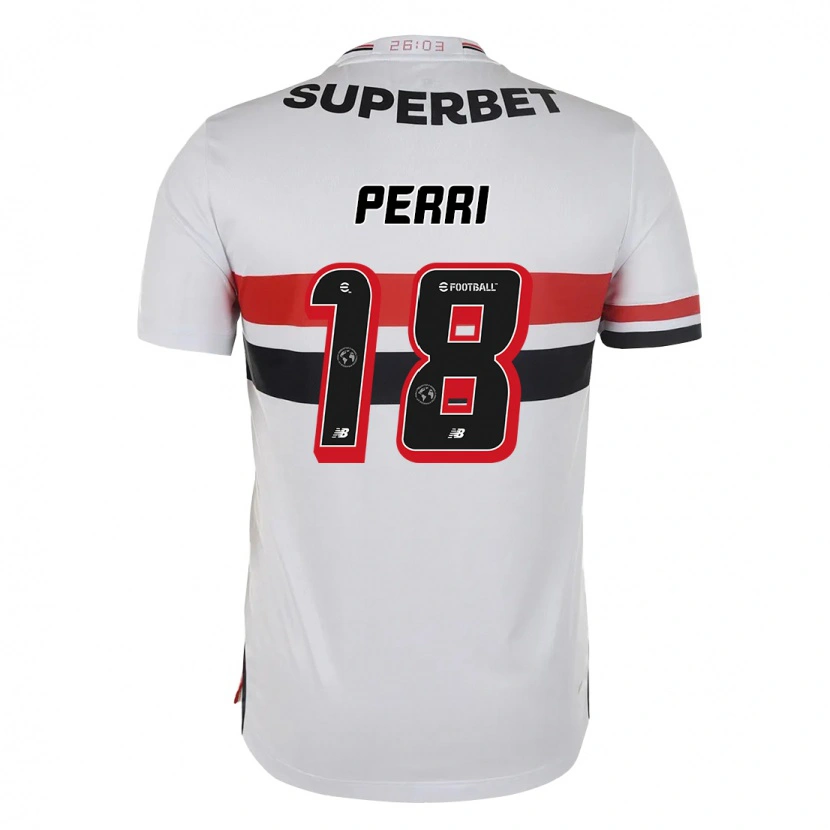 Danxen Kid Lucas Perri #18 Red Black White Home Jersey 2025/26 T-Shirt