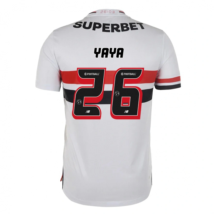 Danxen Kid Yaya #26 Red Black White Home Jersey 2025/26 T-Shirt