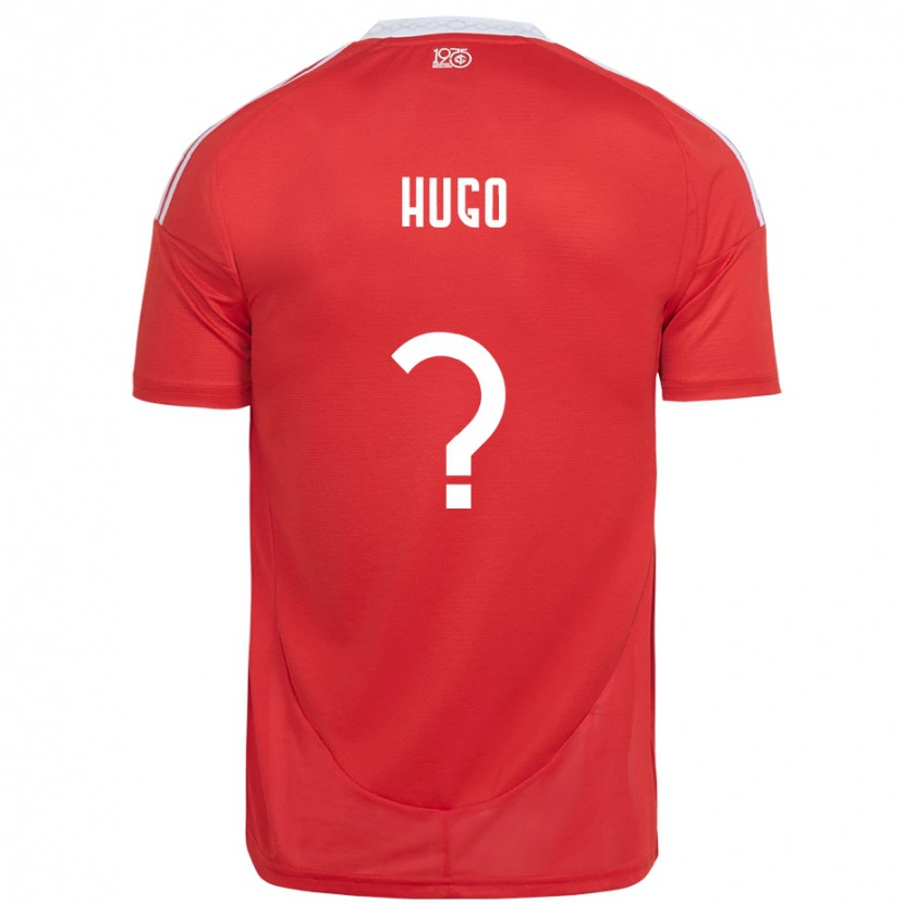 Danxen Kid Vitor Hugo #0 Red White Home Jersey 2025/26 T-Shirt