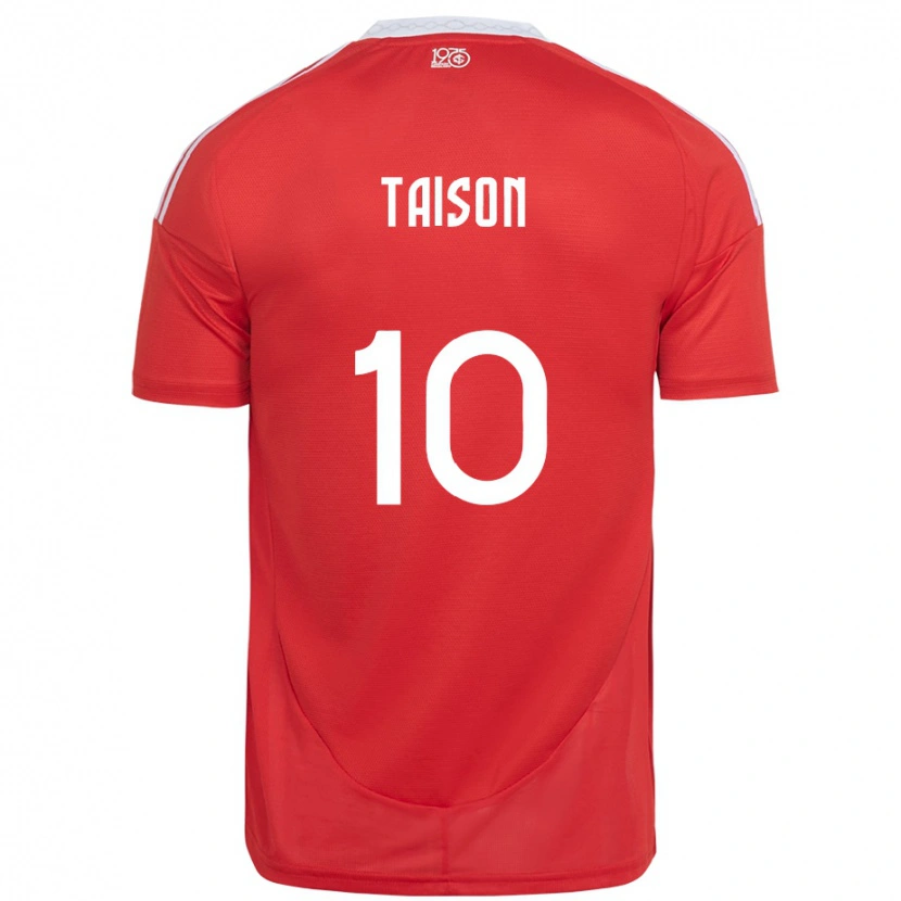 Danxen Kid Taison #10 Red White Home Jersey 2025/26 T-Shirt