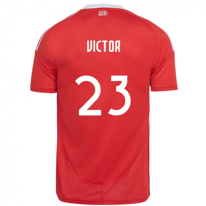 Danxen Kid Paulo Victor #23 Red White Home Jersey 2025/26 T-Shirt