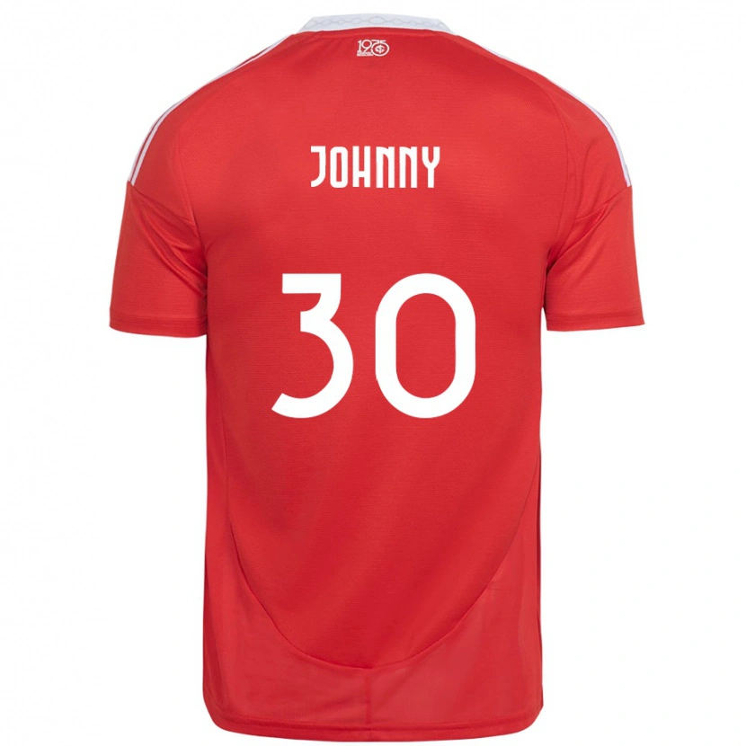 Danxen Kid Johnny #30 Red White Home Jersey 2025/26 T-Shirt