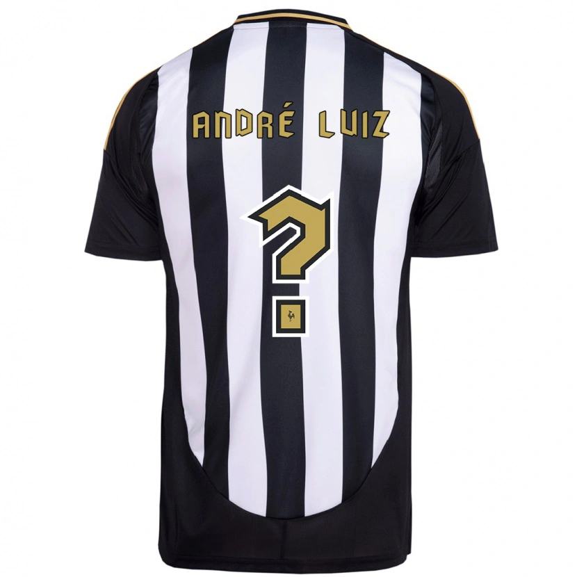 Danxen Kid André Luiz #0 White Black Home Jersey 2025/26 T-Shirt