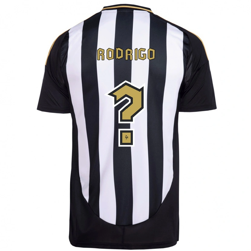 Danxen Kid Kauã Rodrigo #0 White Black Home Jersey 2025/26 T-Shirt