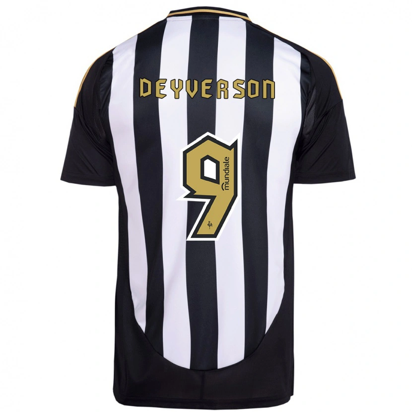 Danxen Kid Deyverson #9 White Black Home Jersey 2025/26 T-Shirt