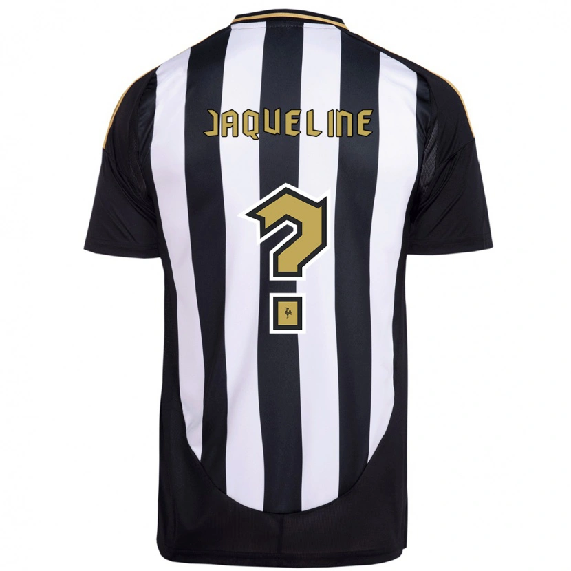 Danxen Kid Jaqueline #0 White Black Home Jersey 2025/26 T-Shirt