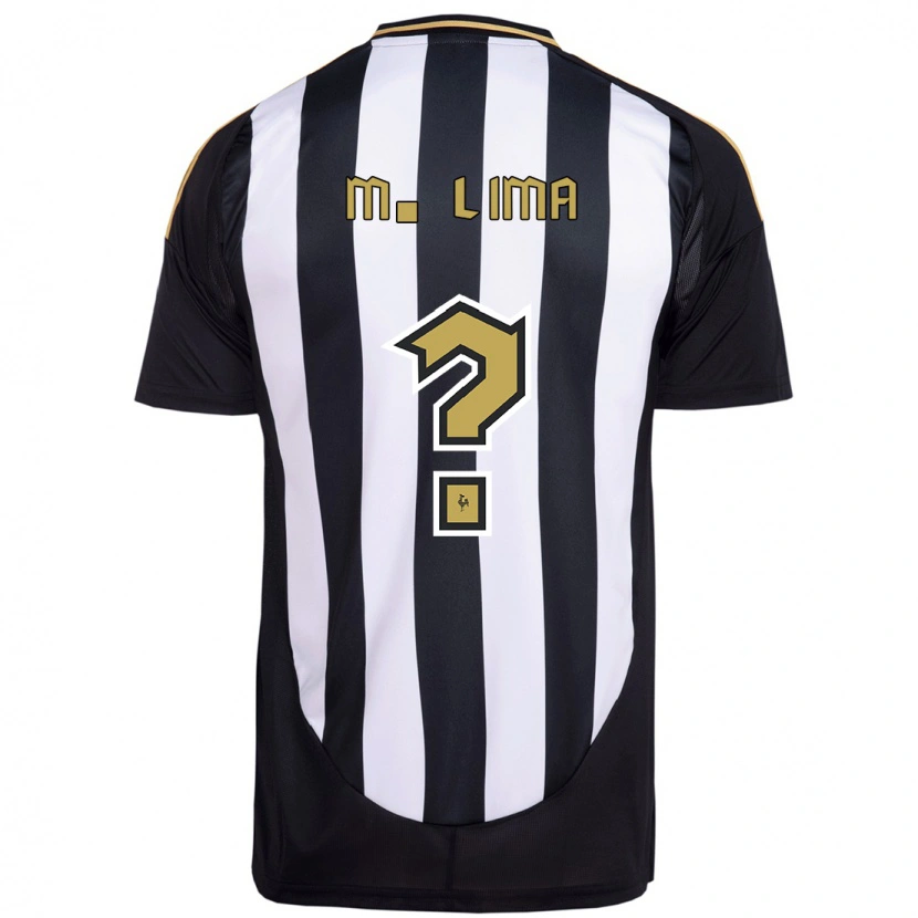 Danxen Kid Matheus Lima #0 White Black Home Jersey 2025/26 T-Shirt