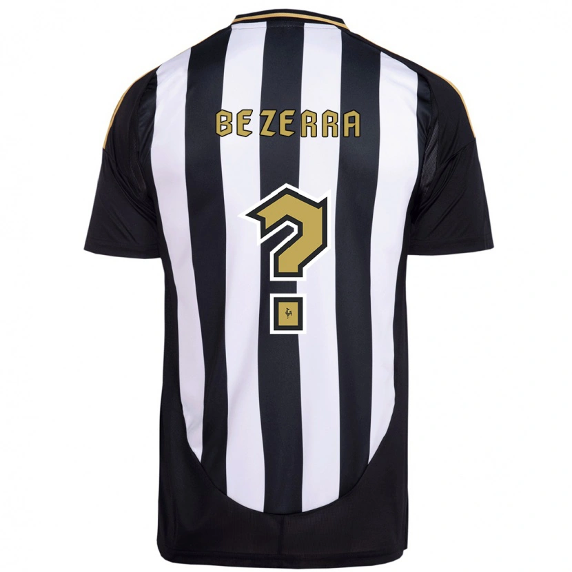 Danxen Kid Diogo Bezerra #0 White Black Home Jersey 2025/26 T-Shirt