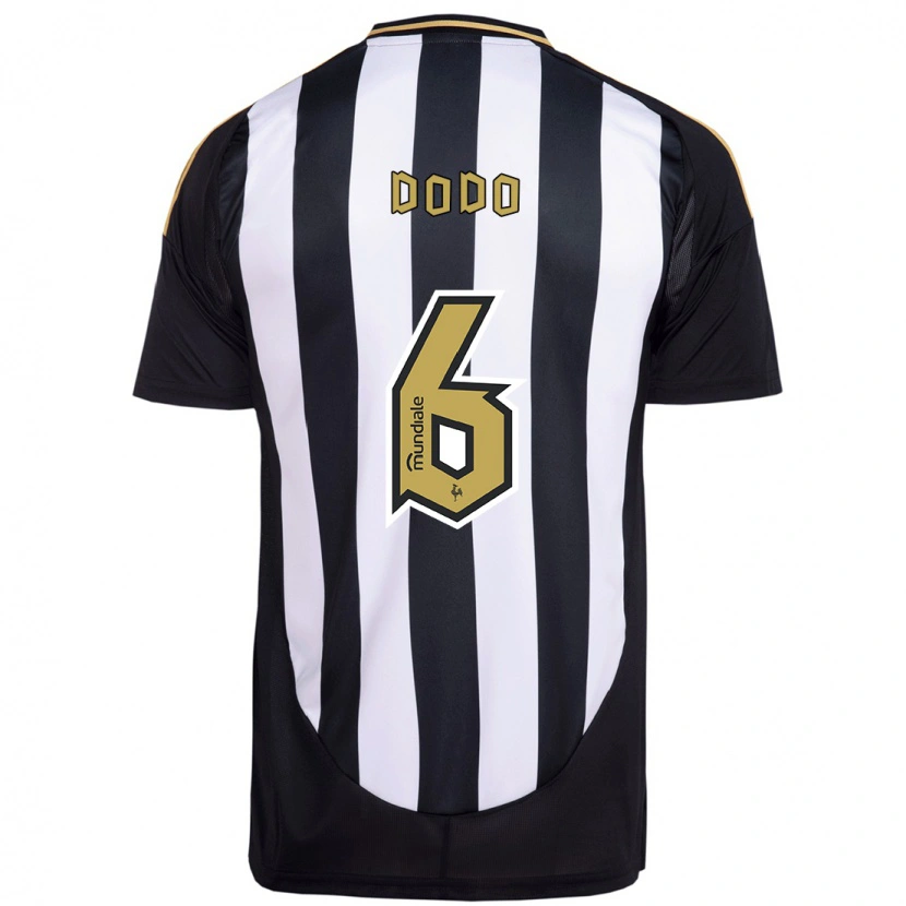 Danxen Kid Dodo #6 White Black Home Jersey 2025/26 T-Shirt