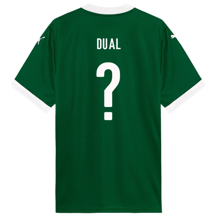 Danxen Kid Wesley Dual #0 Green White Home Jersey 2025/26 T-Shirt