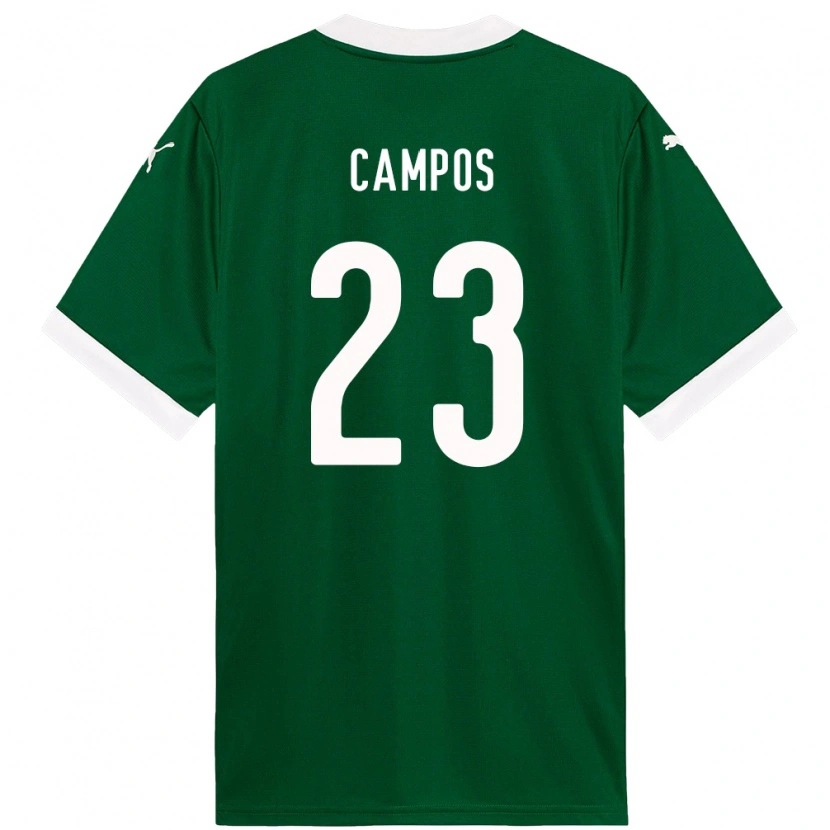 Danxen Kid Victor Campos #23 Green White Home Jersey 2025/26 T-Shirt