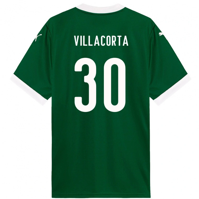 Danxen Kid Rodrigo Villacorta #30 Green White Home Jersey 2025/26 T-Shirt