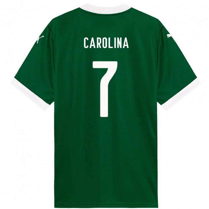 Danxen Kid Brena Carolina #7 Green White Home Jersey 2025/26 T-Shirt